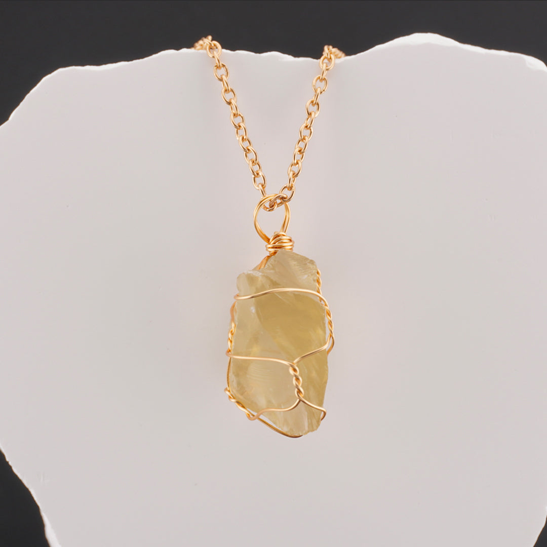 Bring Happiness & Wealth - Citrine Energy Necklace