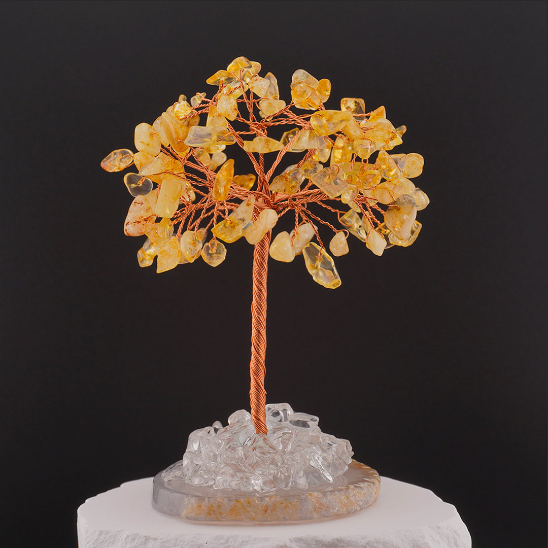 Citrine Crystal Tree of Life - Small