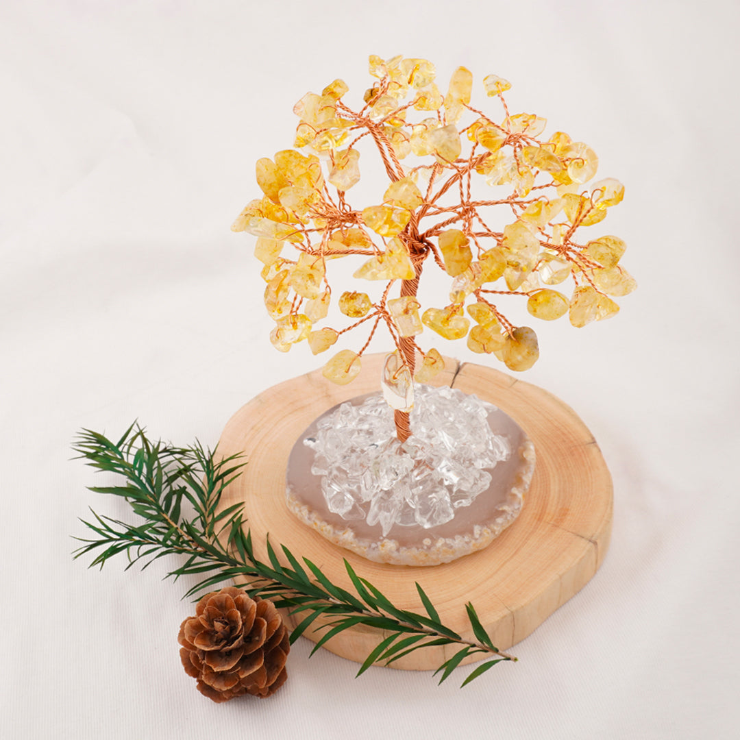 Citrine Crystal Tree of Life - Small