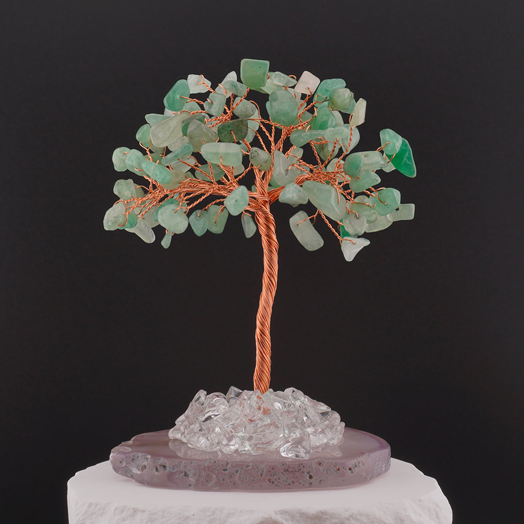 Jade Stone Crystal Tree of Life - Small