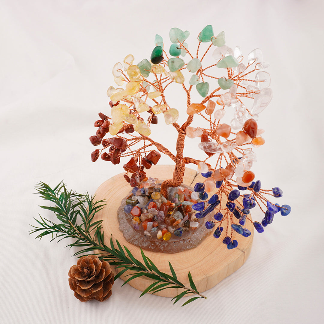 Multi-Stone Crystal Tree of Life - Large