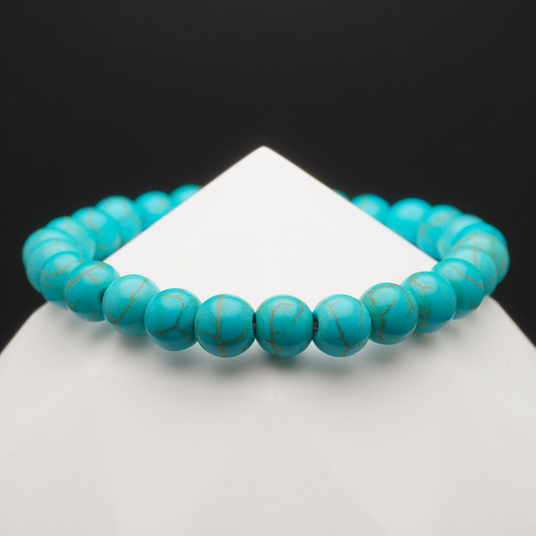 Overcome Difficulties - Turquoise Energy Bracelet-front