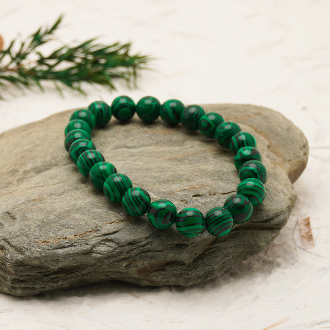 Protect Positive Strength - Malachite Energy Bracelet