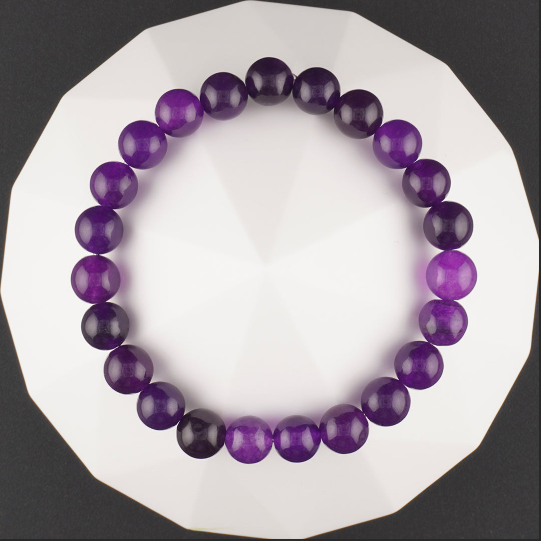 Relieve Stress - Amethyst Energy Bracelet-top