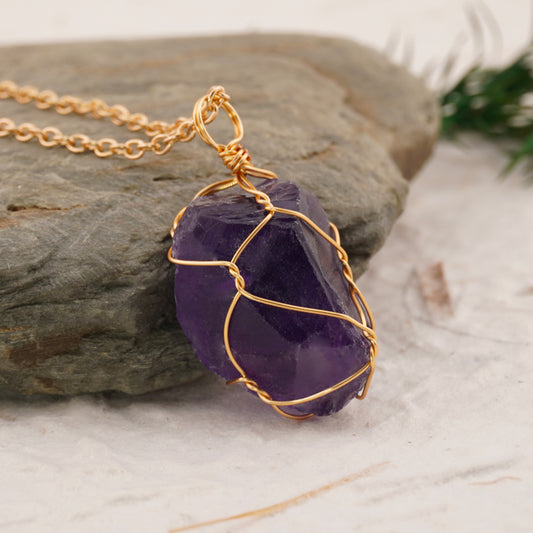 Relieve Stress - Amethyst Energy Necklace