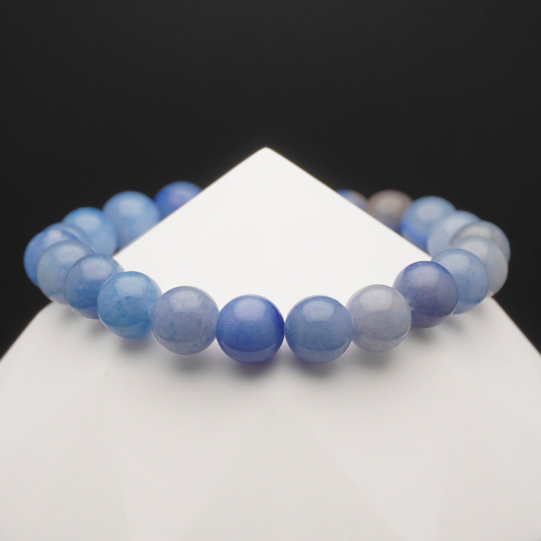 Stabilize mood - Blue Agate Energy Bracelet-front